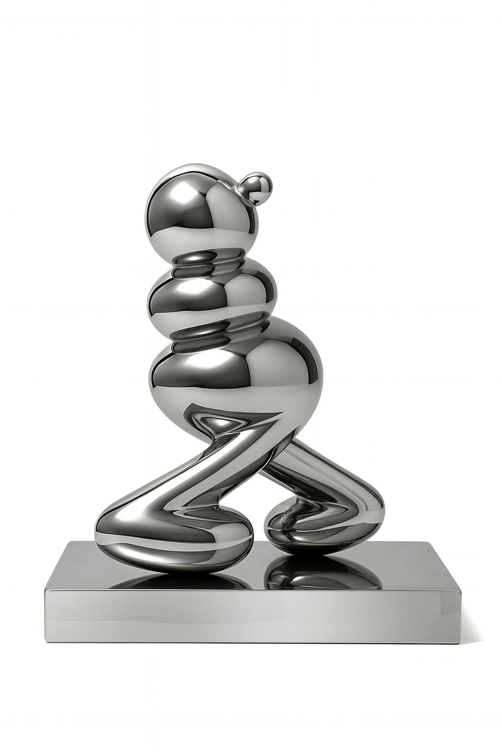 Double Talk - Digitally Rendered in High Polish Stainless Steel