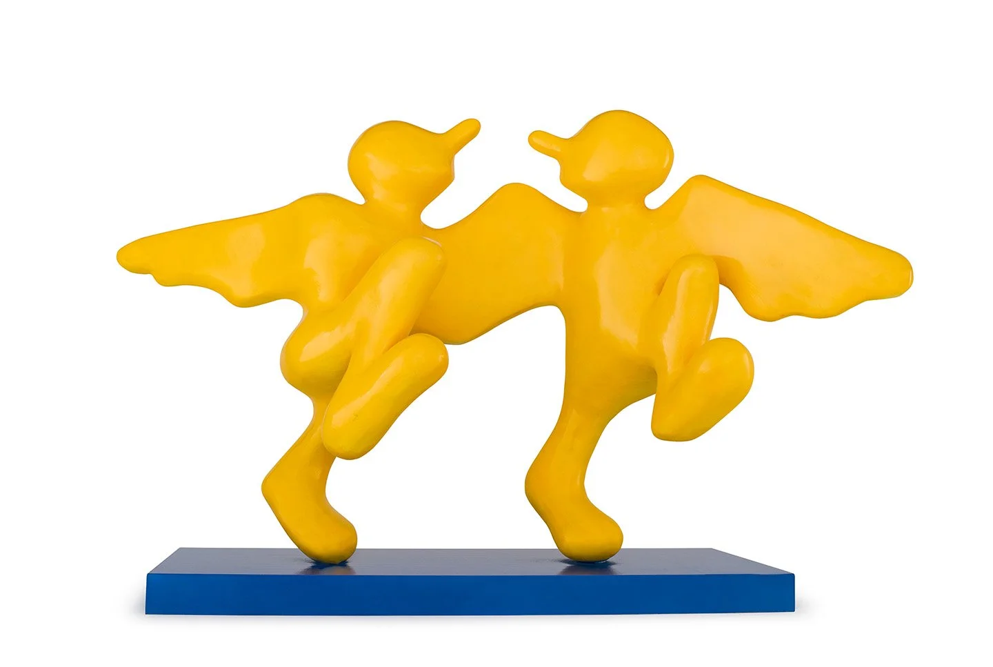 The Two of Us – Painted Wood – 28″ x 48″ x 17″ 2022