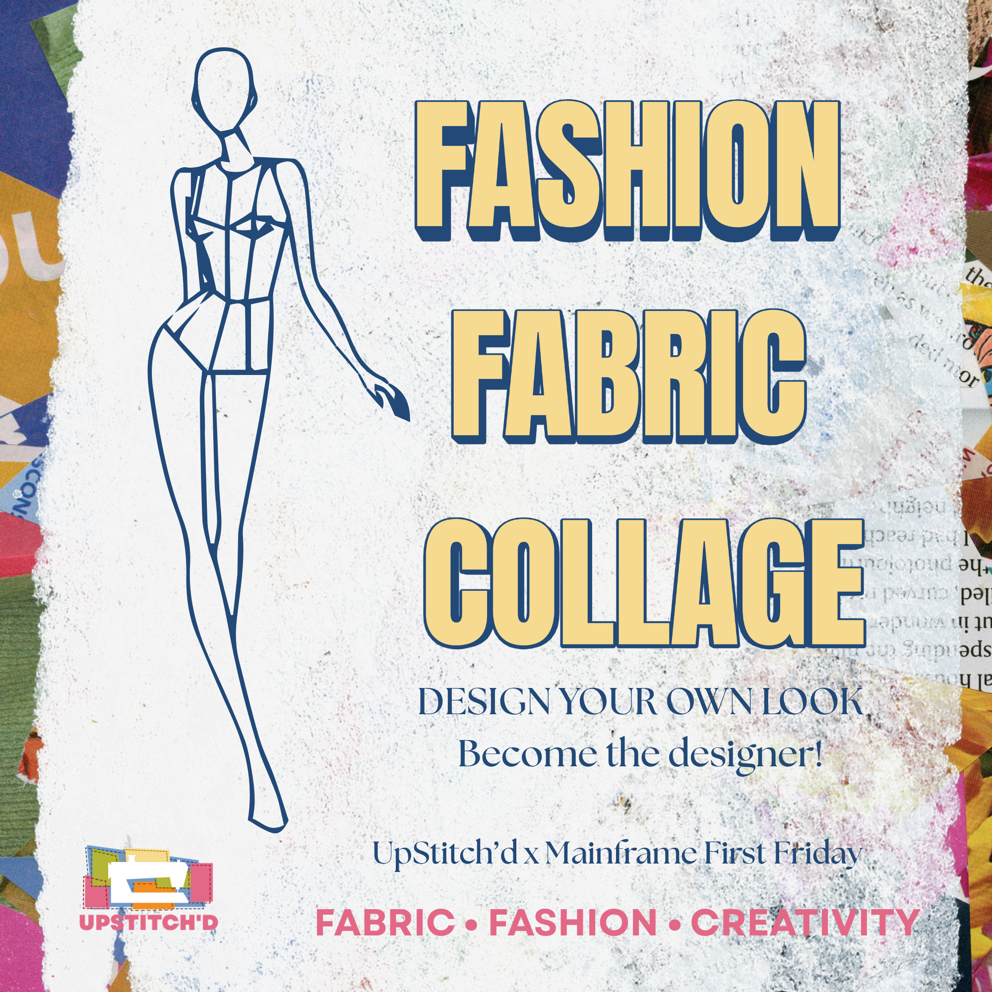 FASHION FABRIC COLLAGE