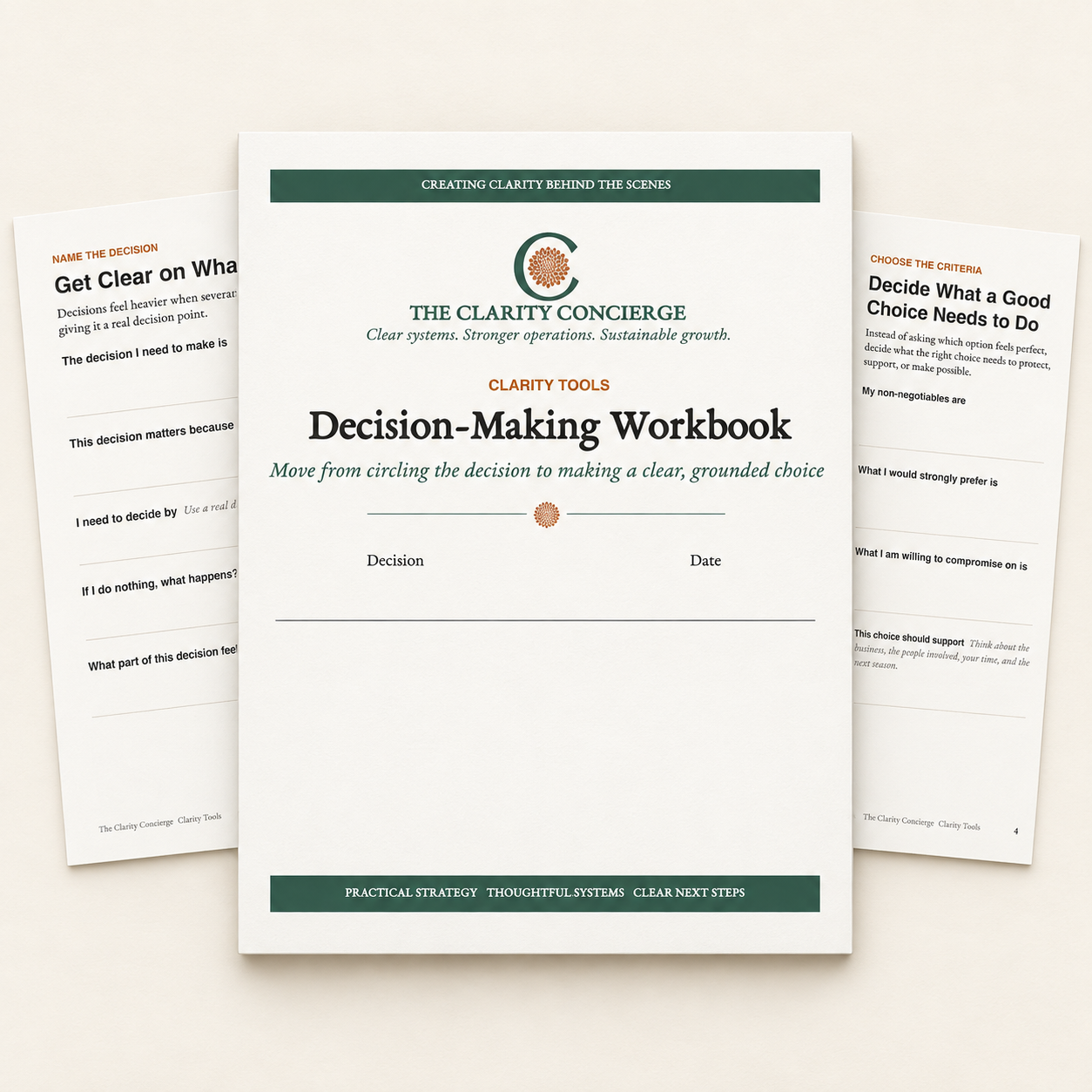 Decision-Making Workbook