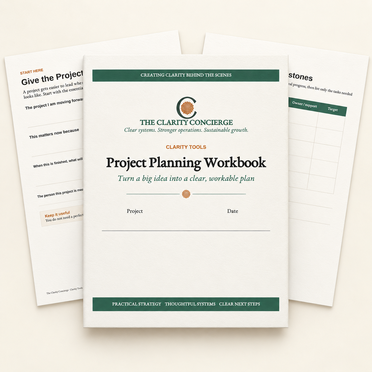 Project Planning Workbook