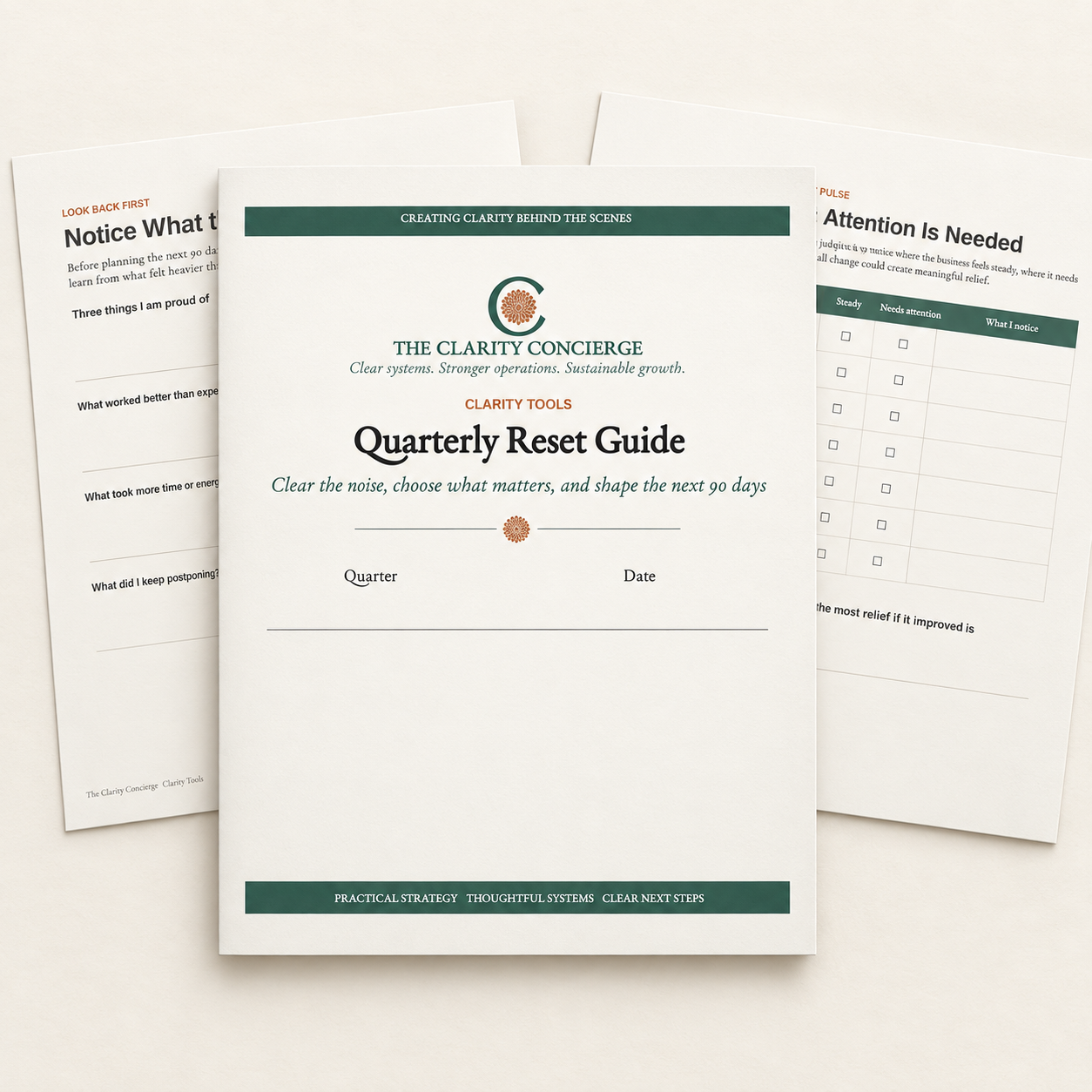 Quarterly Reset Guide