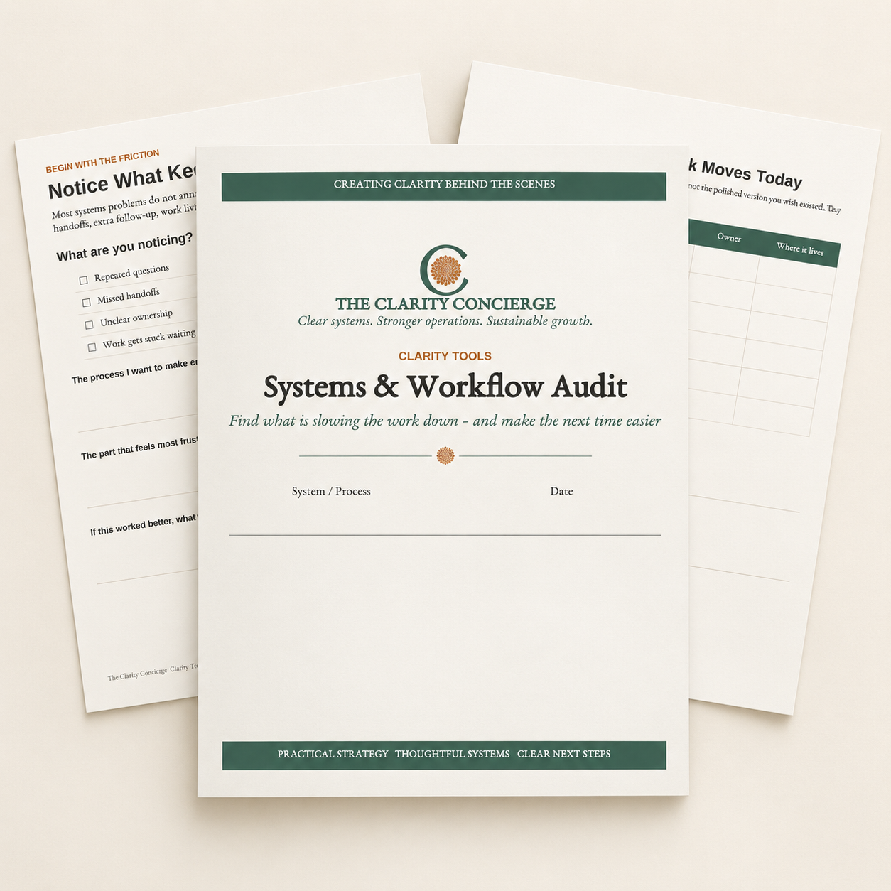Systems & Workflow Audit