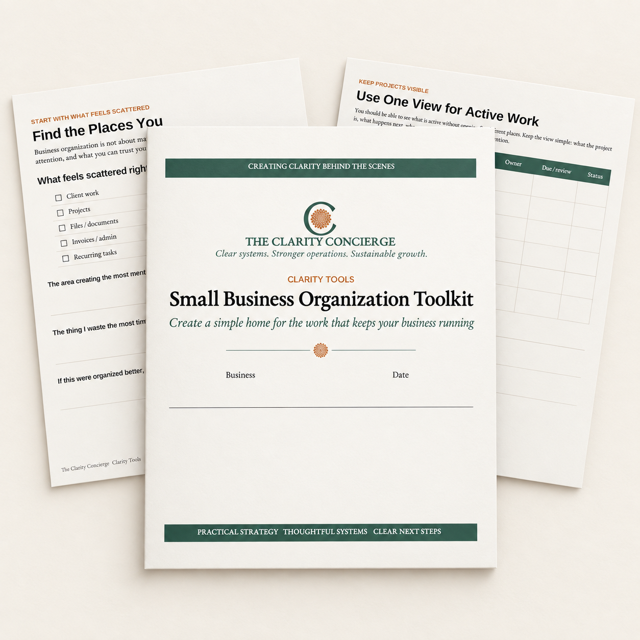 Small Business Organization Toolkit