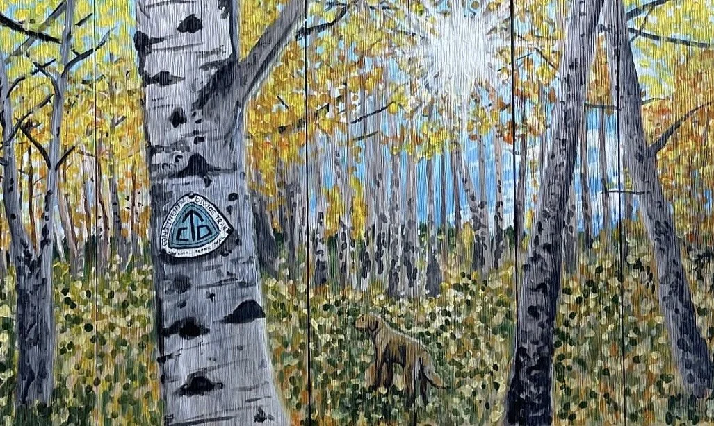 Acrylic paint on wood