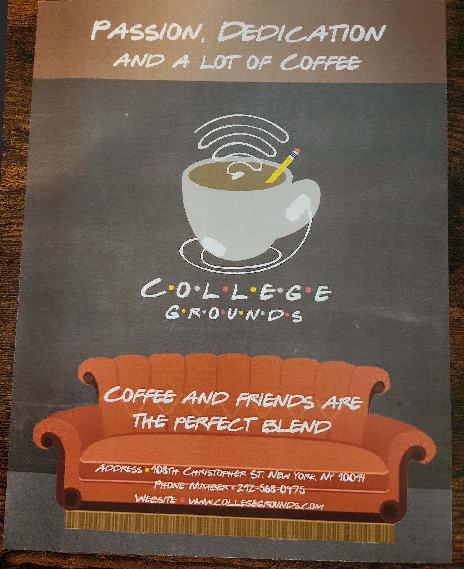 Friends Inspired Flyer