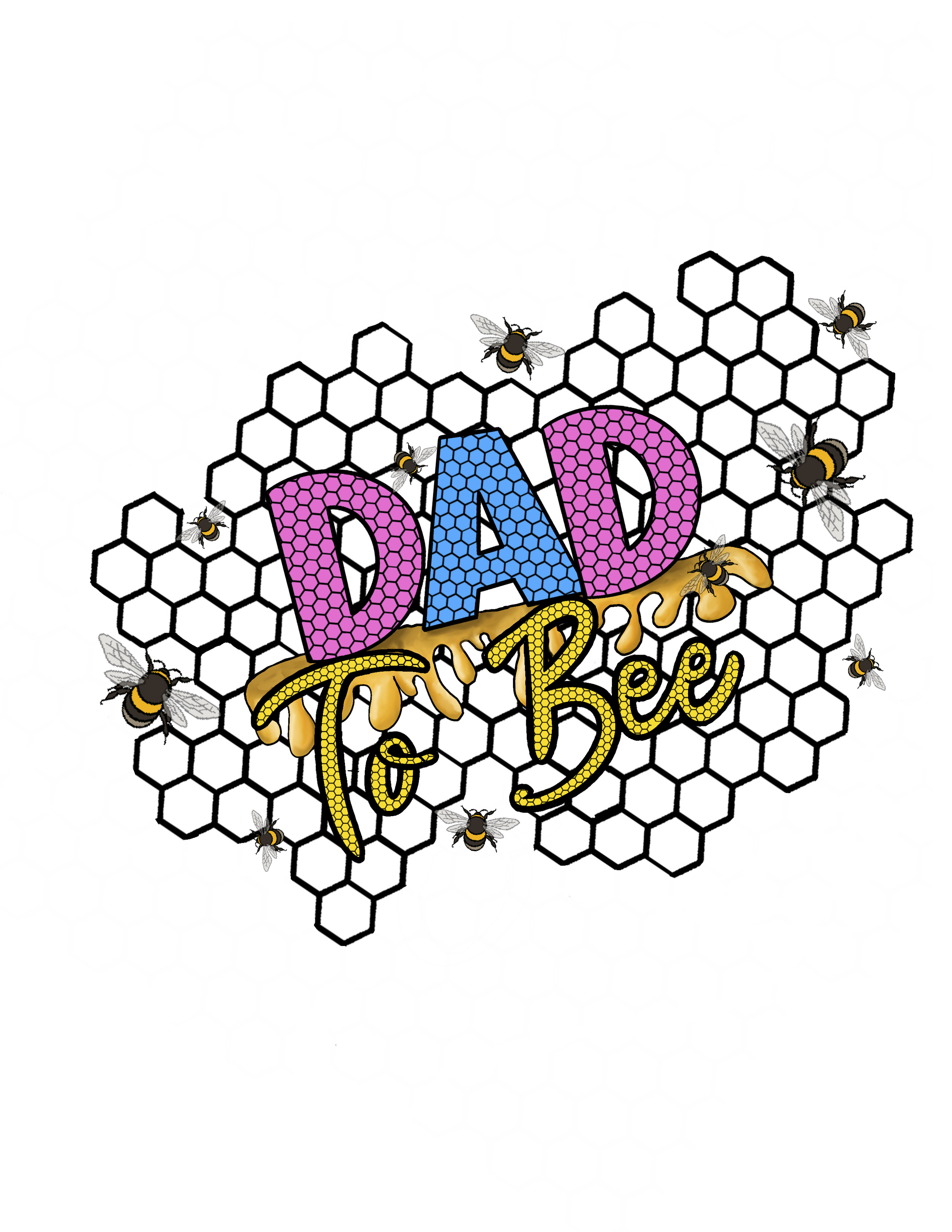 Gender Reveal T-Shirt: Dad To Bee