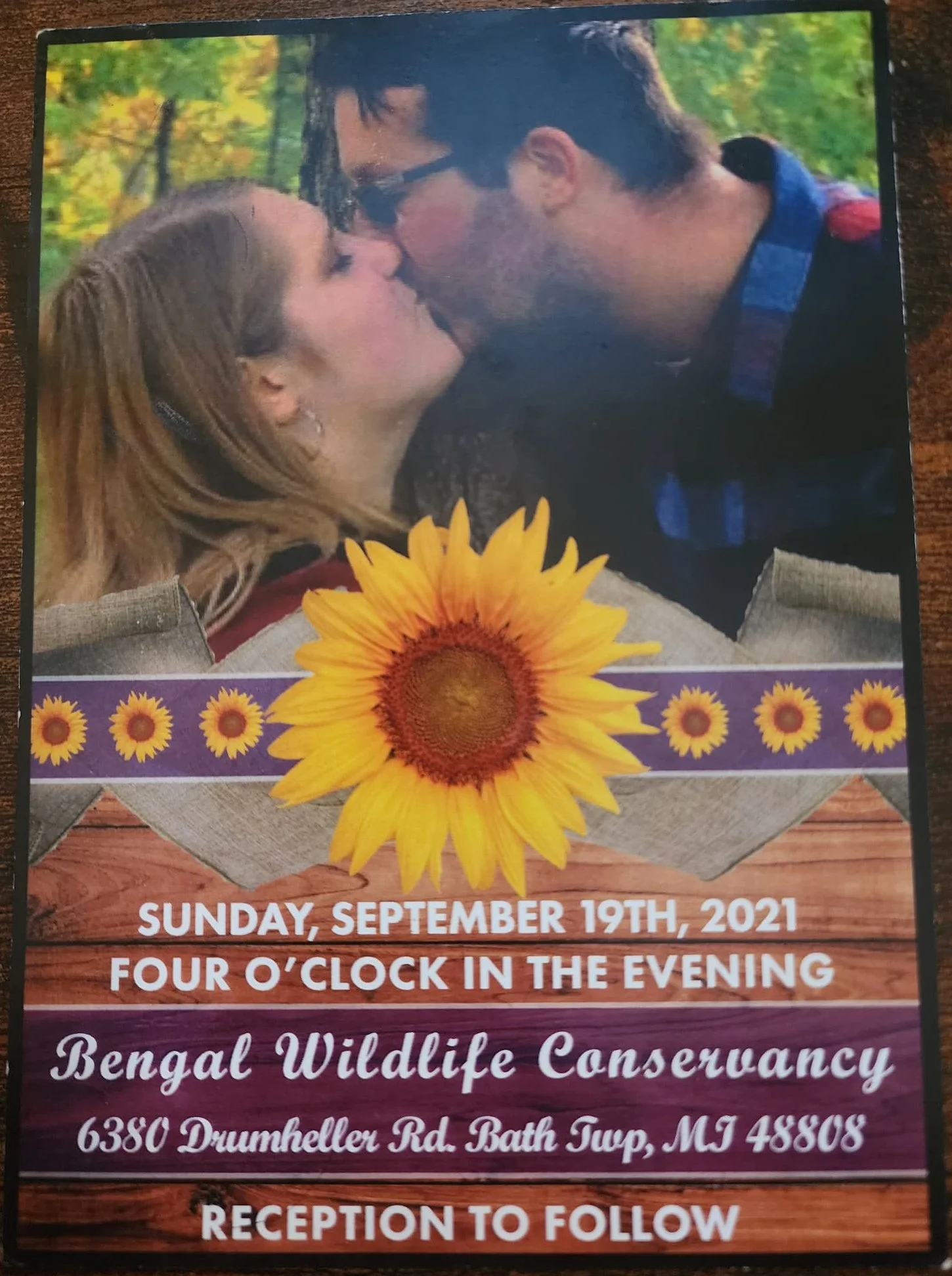 Wedding Invitation Back