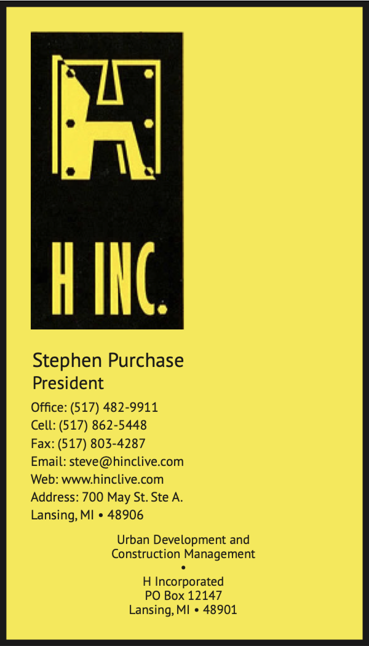 Version 5: H Inc. Back