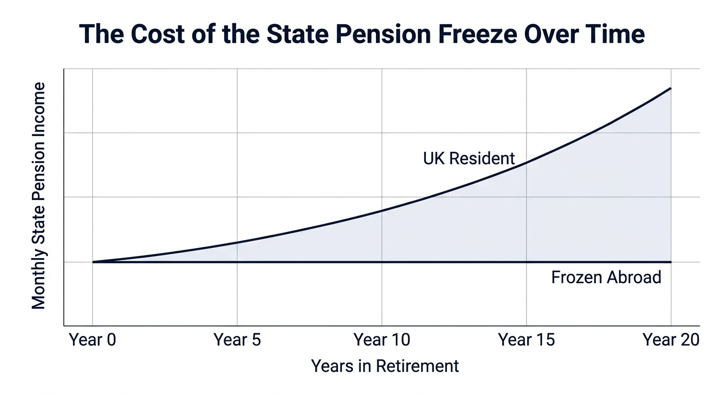 The UK State Pension Freeze Abroad: What Every UK Retiree Needs to Know