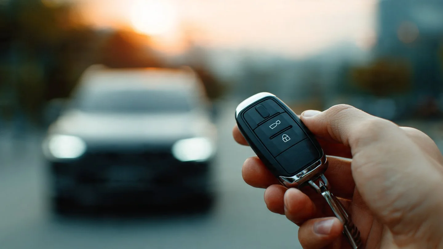 Car key handoff for weekly car rentals for rideshare drivers