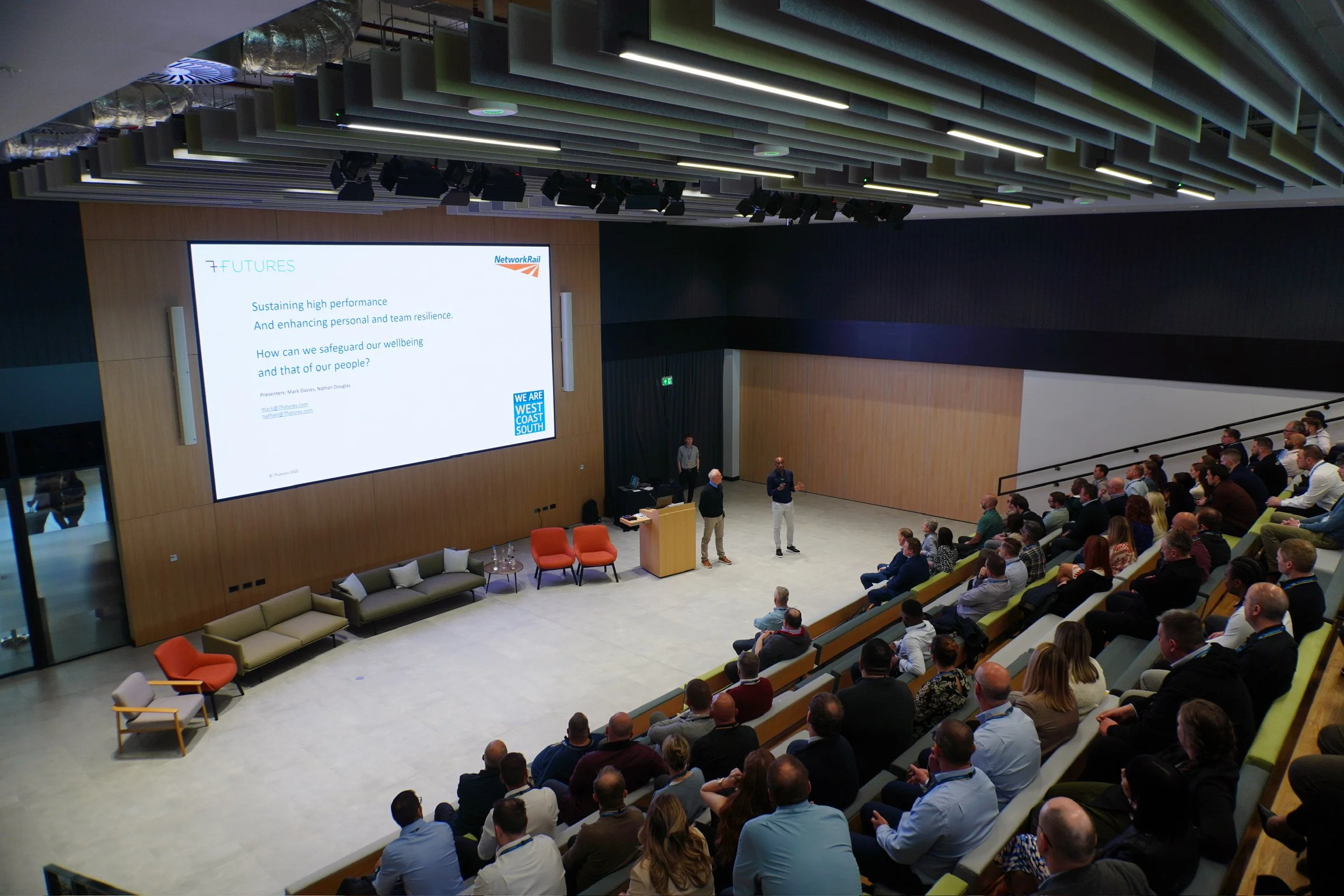 7Futures team present to Network Rail