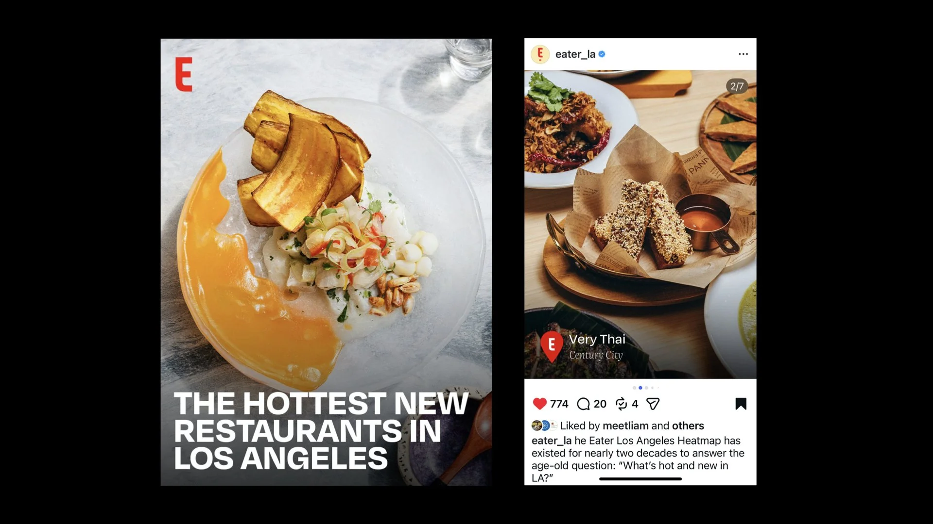 Eater LA highlighting Very Thai as one of the hottest new restaurants in Los Angeles