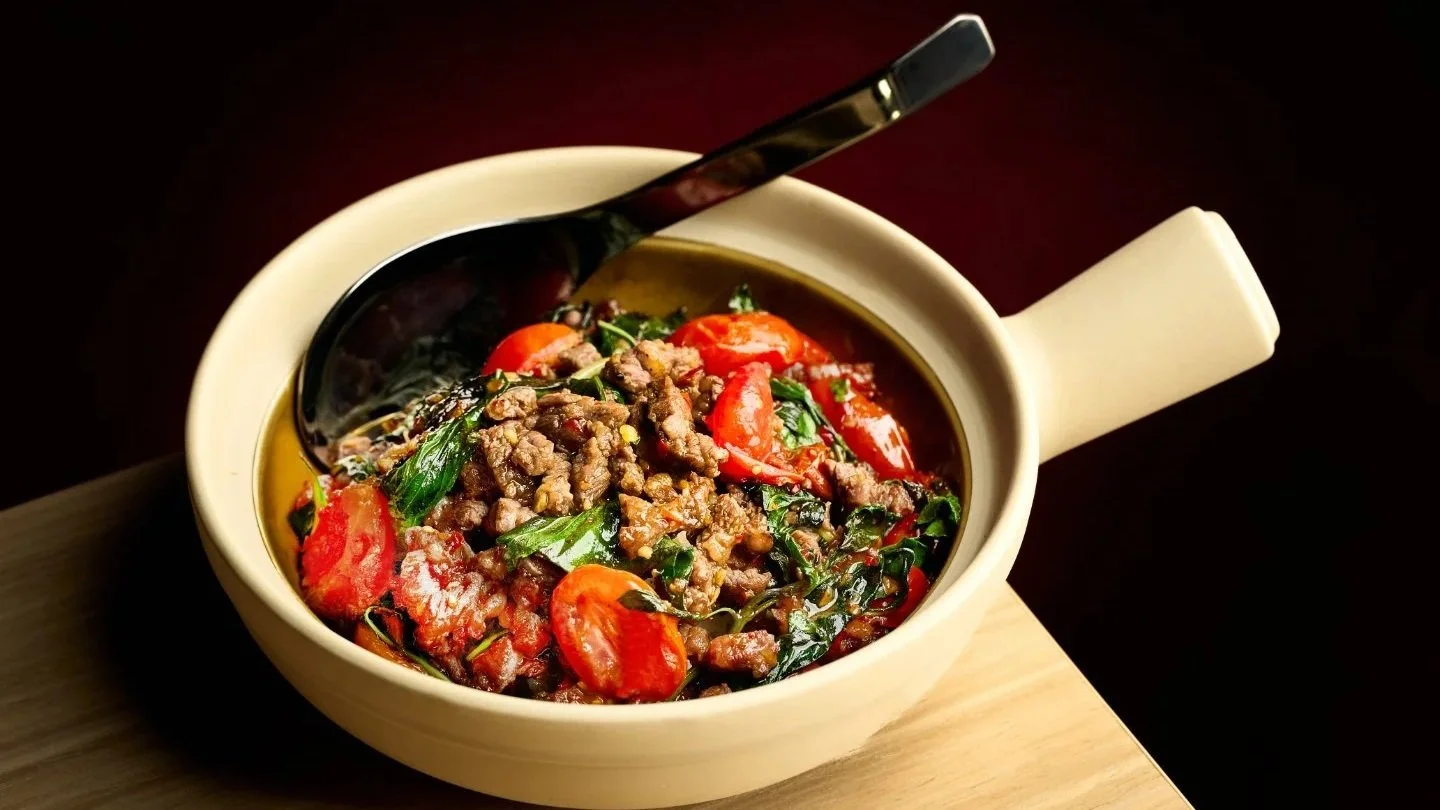 Spicy Basil Pork or Chicken