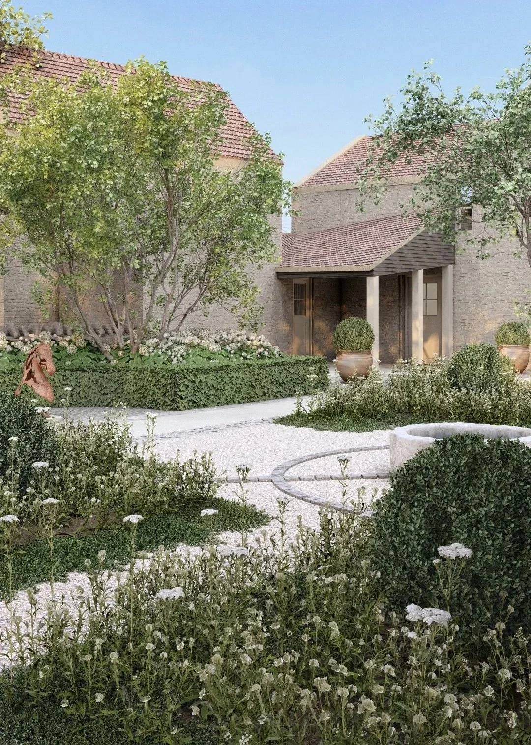 Garden gravel country somerset