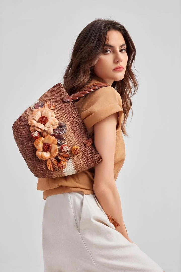 🍂 The Sienna Bloom Tote