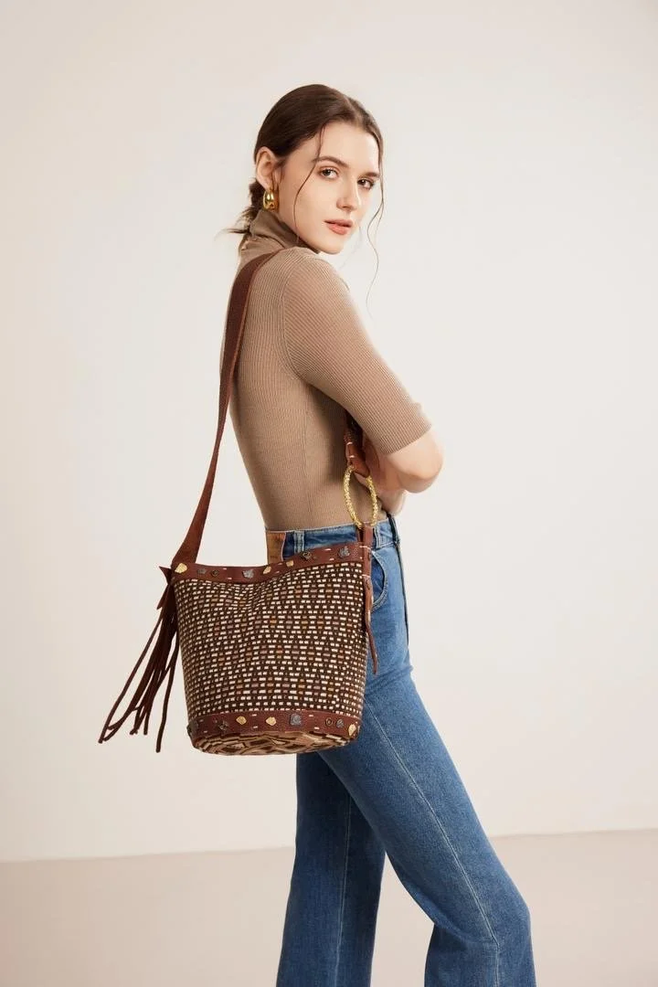 🤎ྀིྀིThe Obsidian Grid Bag