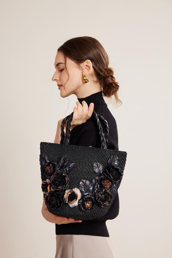 🌑 The Midnight Bloom Tote