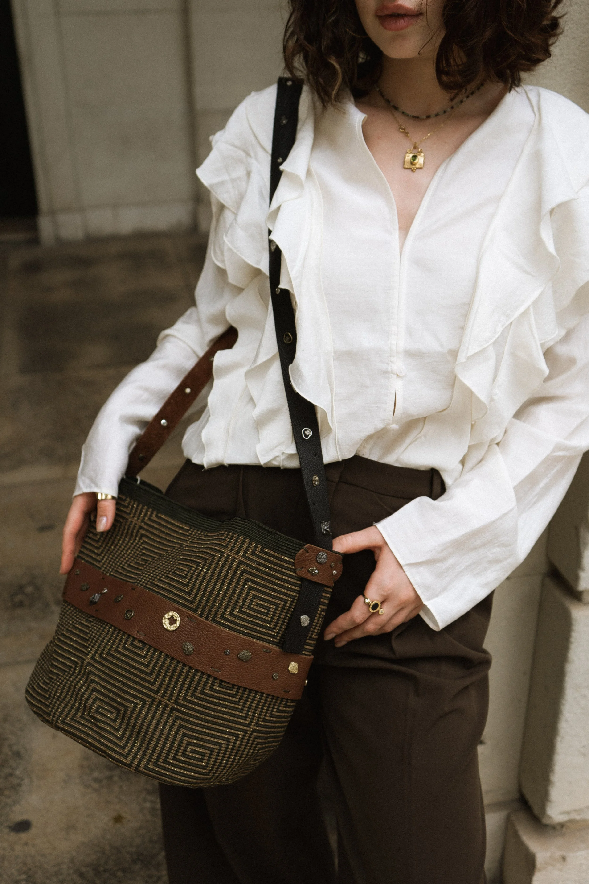 🧭 The Gilded Compass Bag