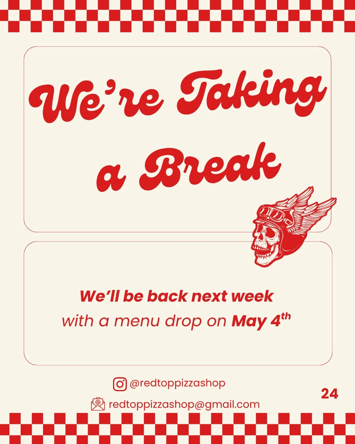 Happy #menudropmonday! But don&rsquo;t worry, we&rsquo;ll be back soon! 💥 

#detroitstylepizza #maythefourthbewithyou #maryvilletn #pizza