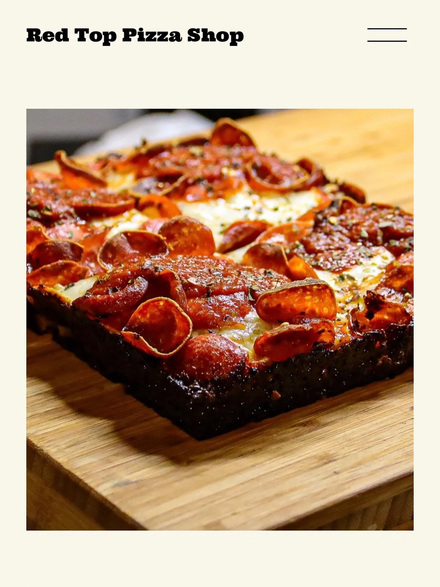 Did you know we have a website? Visit us at theredtoppizzashop.com !🍕 

Find the link to our website in our bio. There, you can find our menus, order some squares, and contact us. We can&rsquo;t wait to hear from you! #pizza #maryvilletn #detroitsty