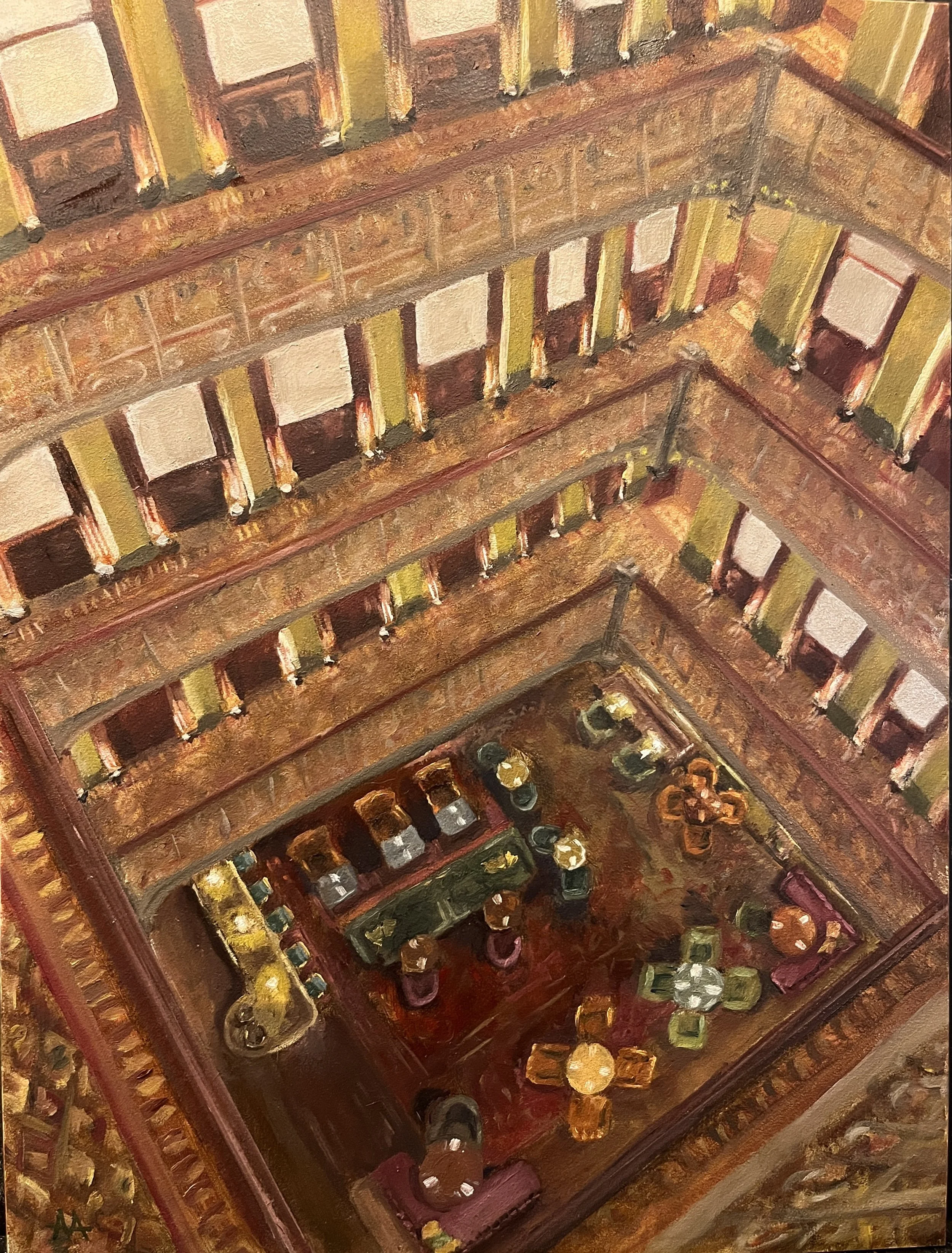 The Beekman NY - Oil on panel 9x12