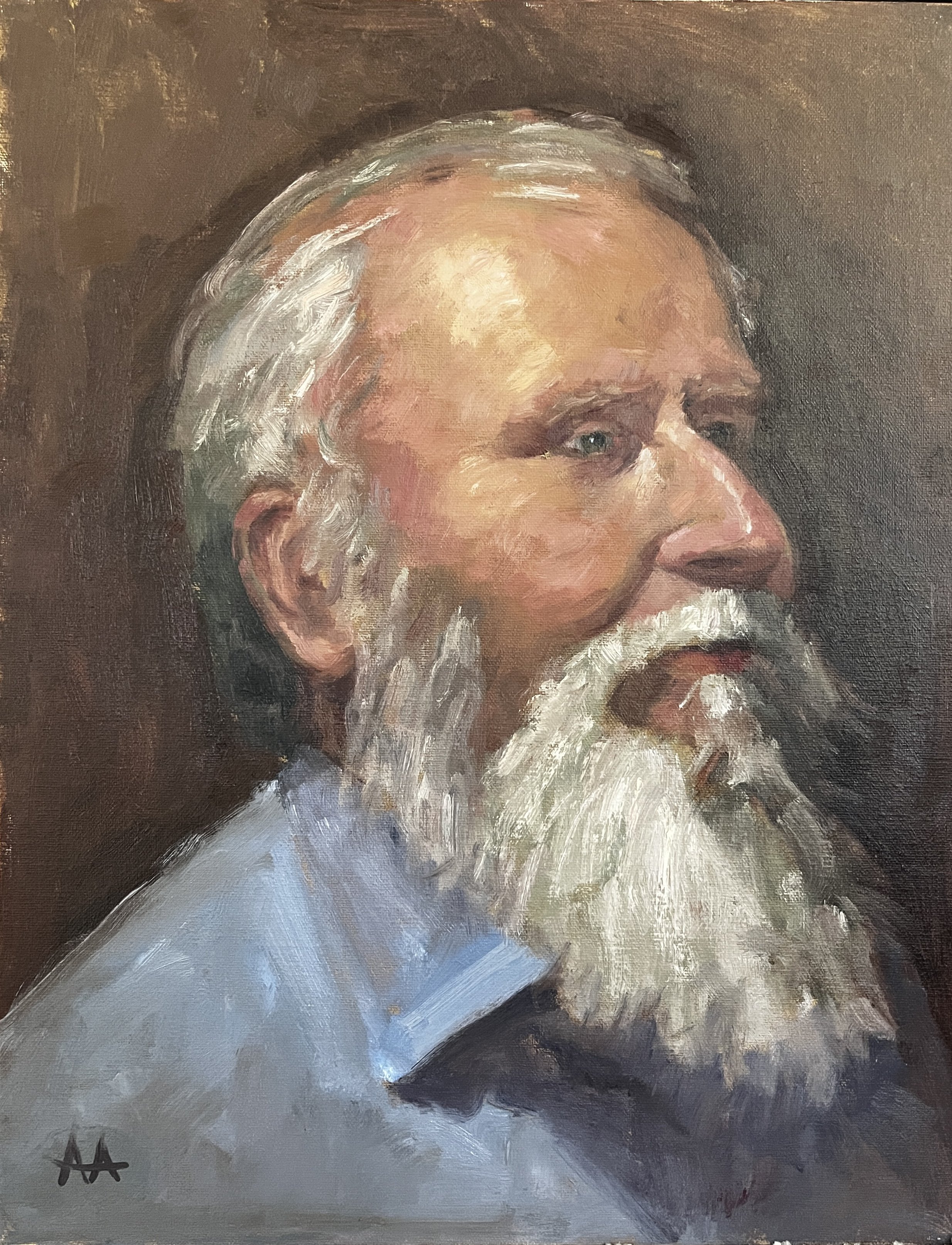Scott - Oil on panel 11" x 14" - $500