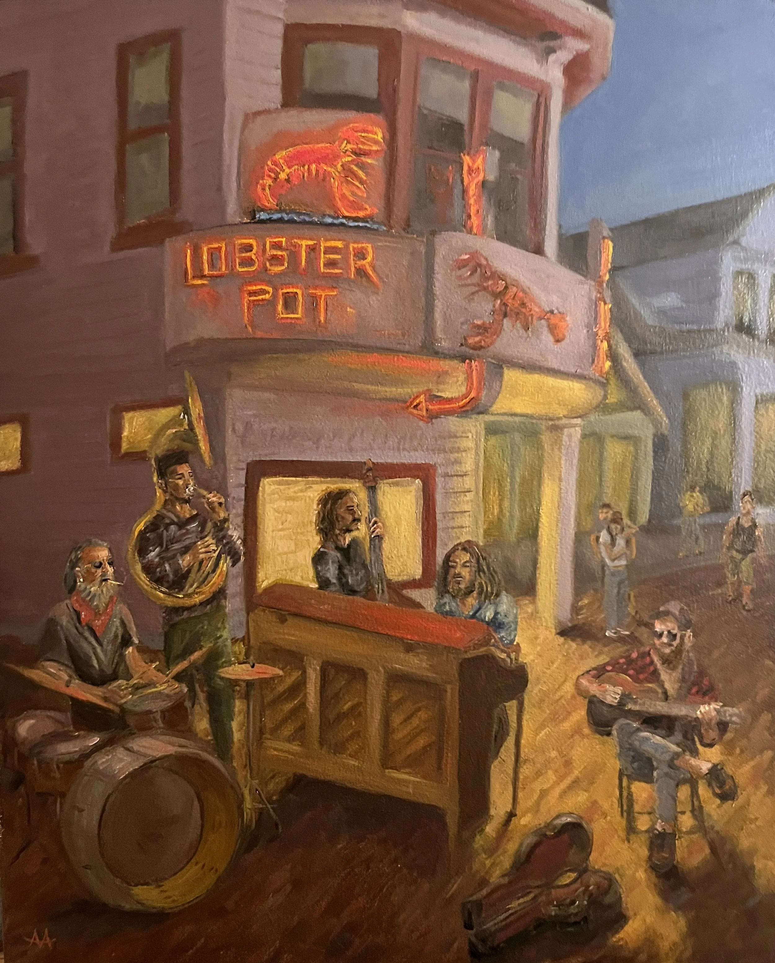 Lobster Pot - Oil on panel 16x20