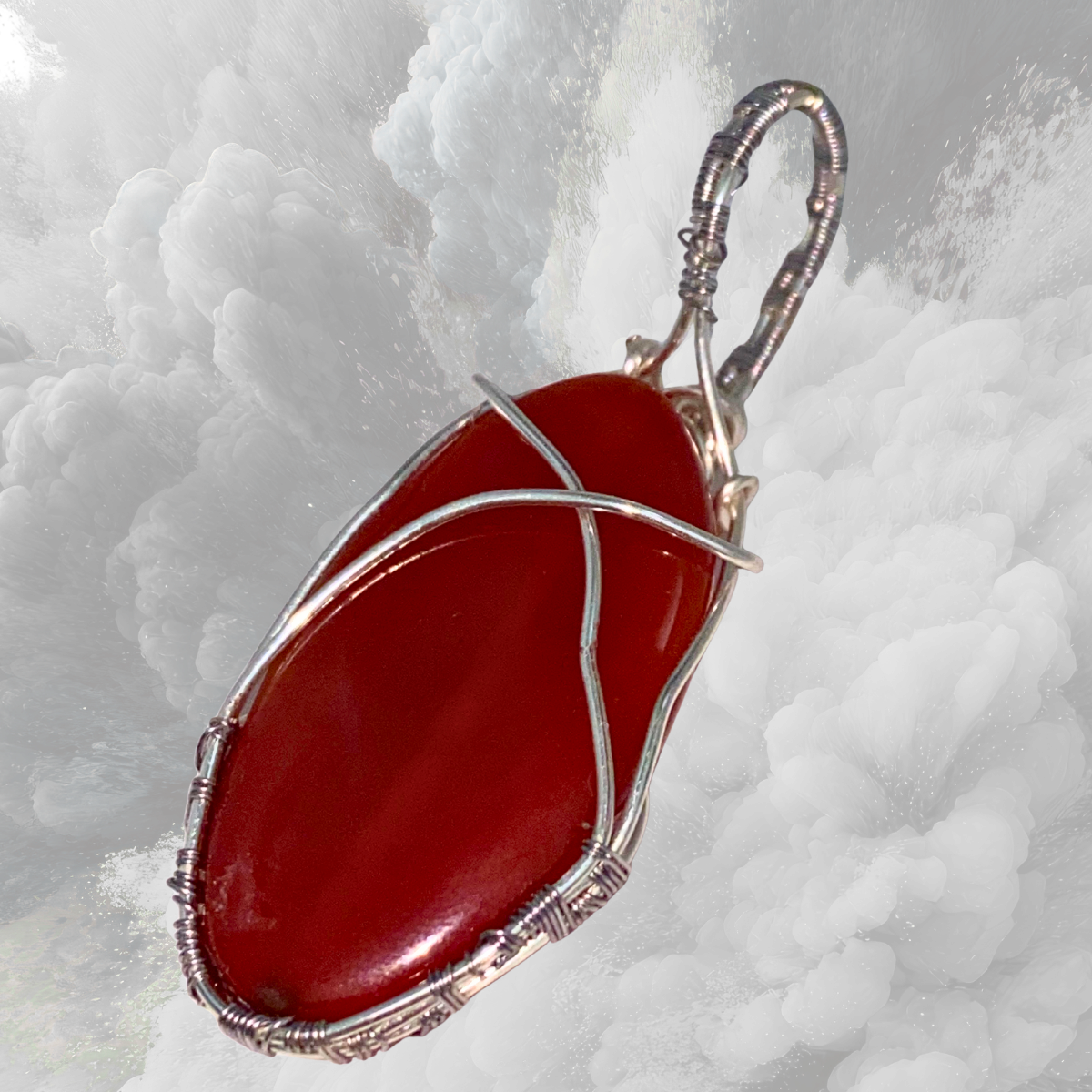 Fiery Carnelian Pendant