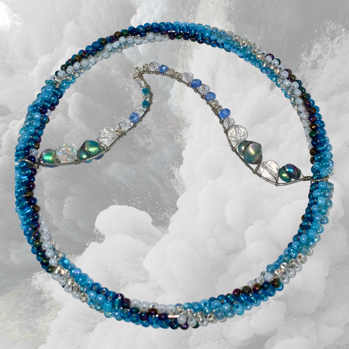 Crystal Wave Suncatcher