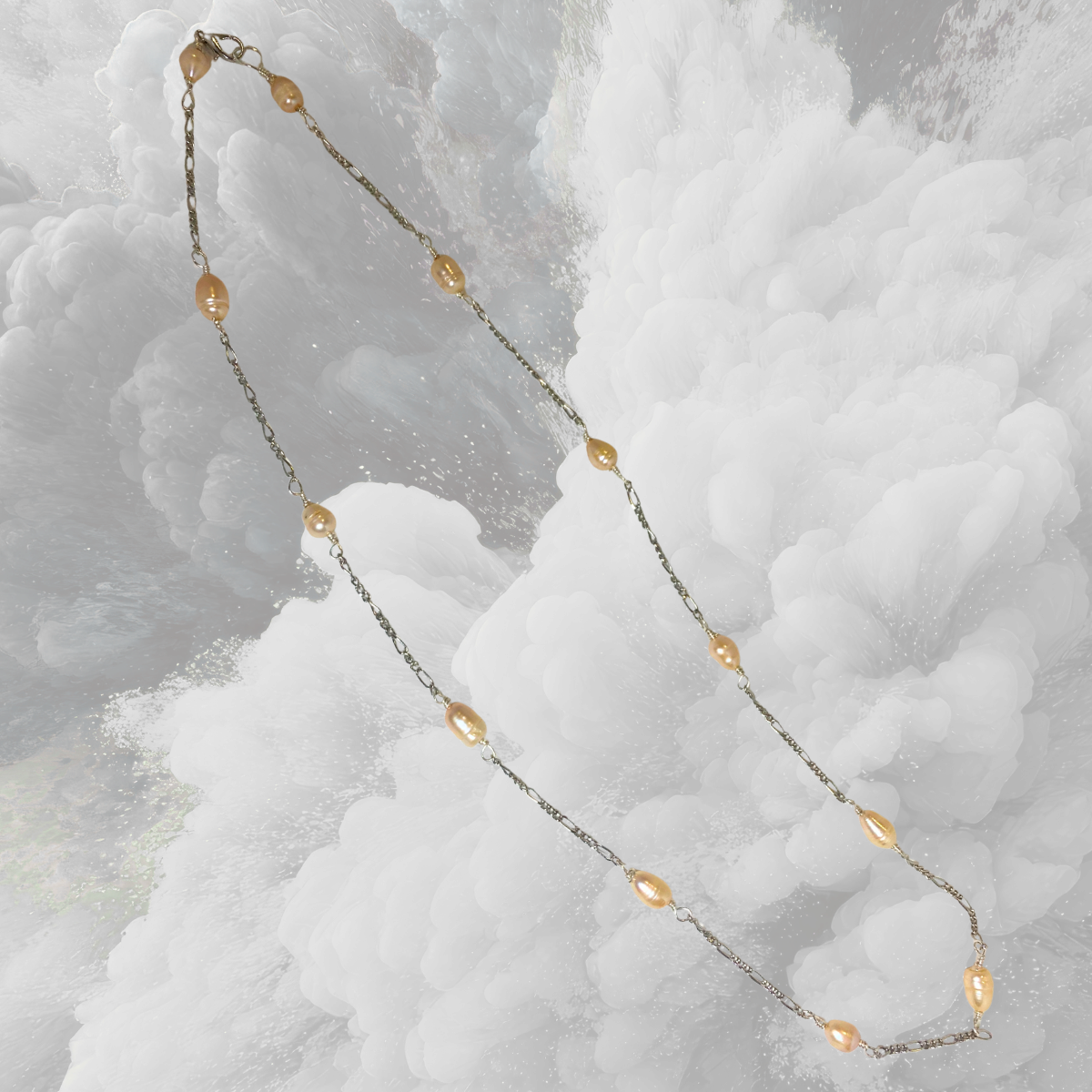 Freshwater Pink Pearl Necklace