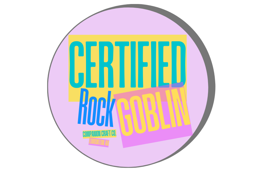 Certified Rock Goblin Sticker