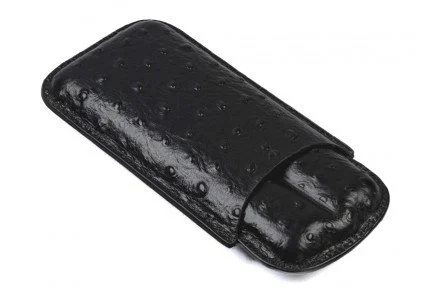 Ostrich 2 Cigar Case (Black).jpg