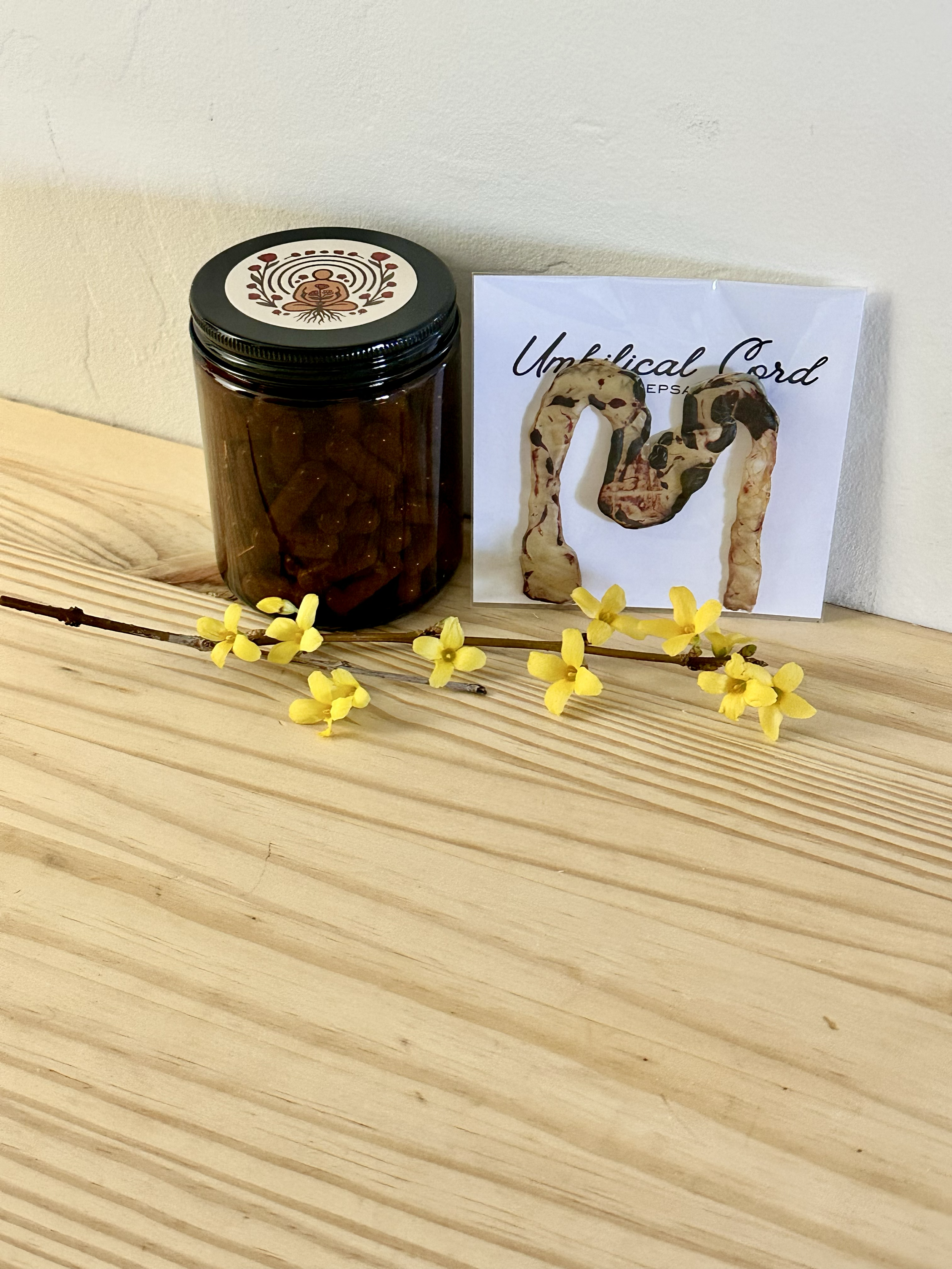 Placenta encapsulation, placenta capsules, Birth and Bloom placenta encapsulation, placenta encapsulation Tucson, umbilical cord keepsake, placenta art, Elise Smith