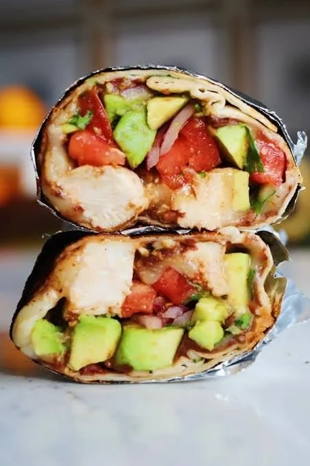 grilled chicken burrito