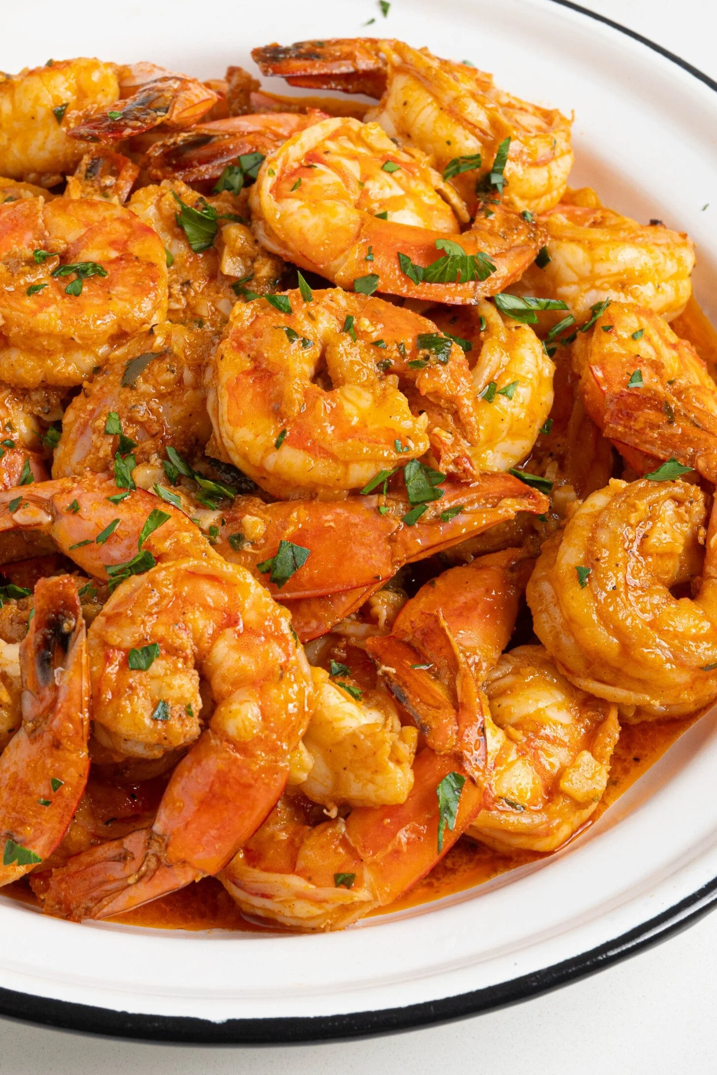 camarones entomatados