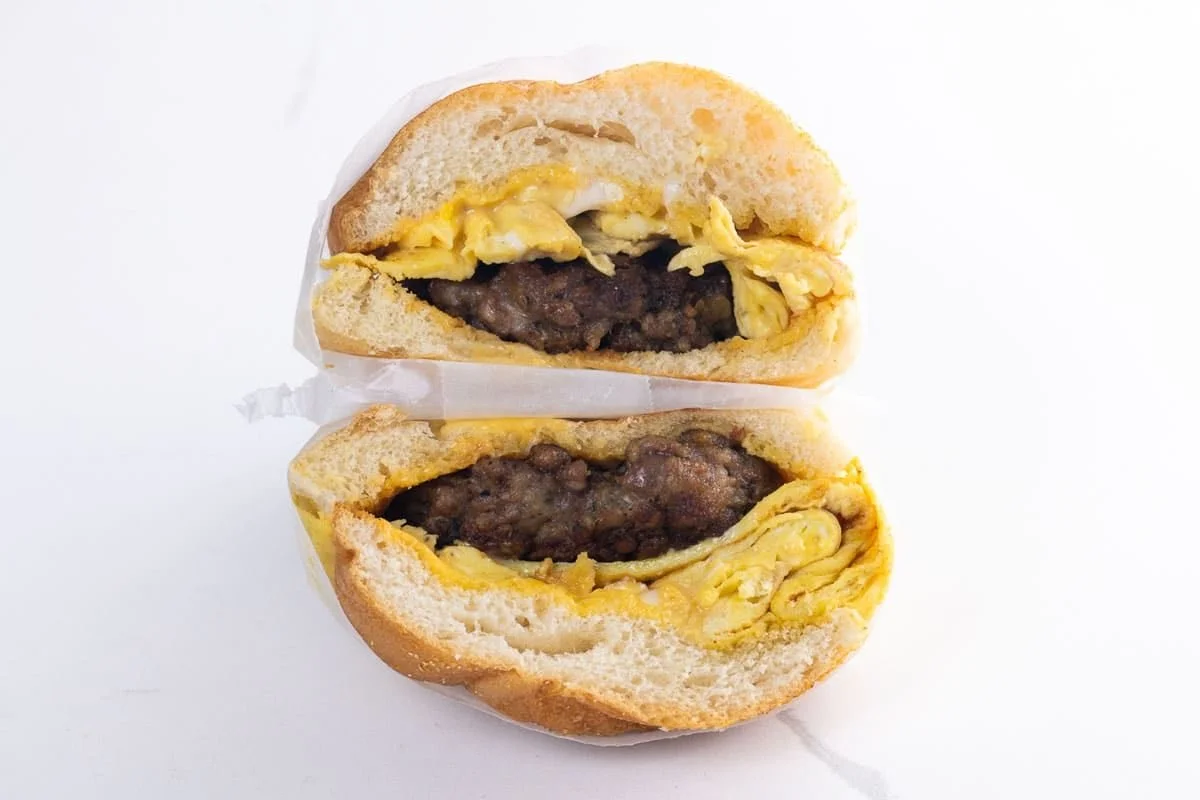 egg sausage and cheese