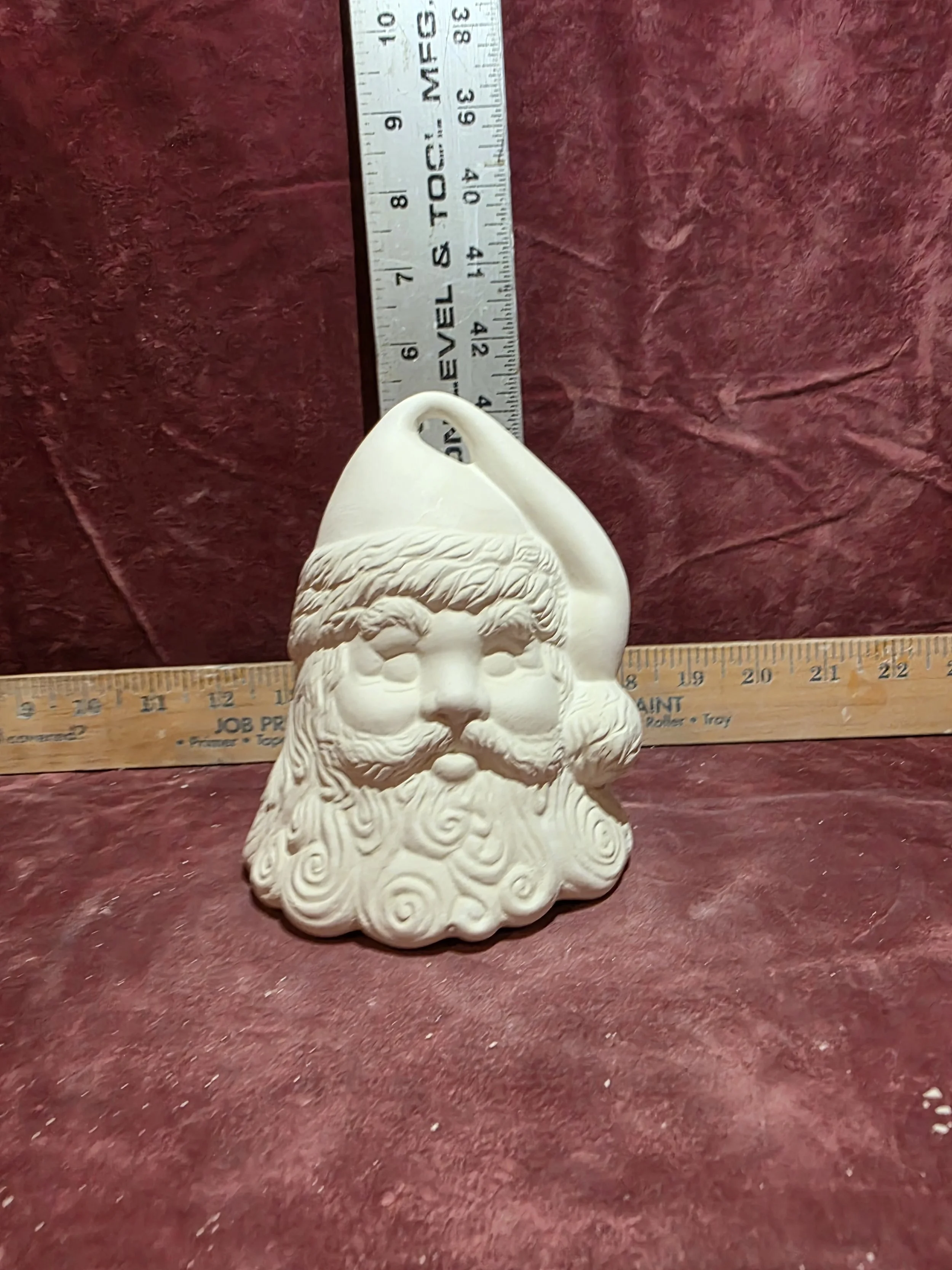 Santa candle topper