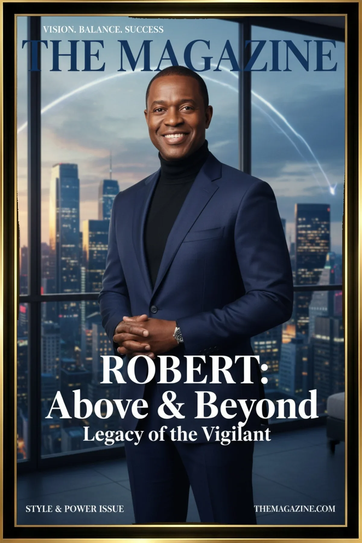 Use AI to put yourself on a magazine