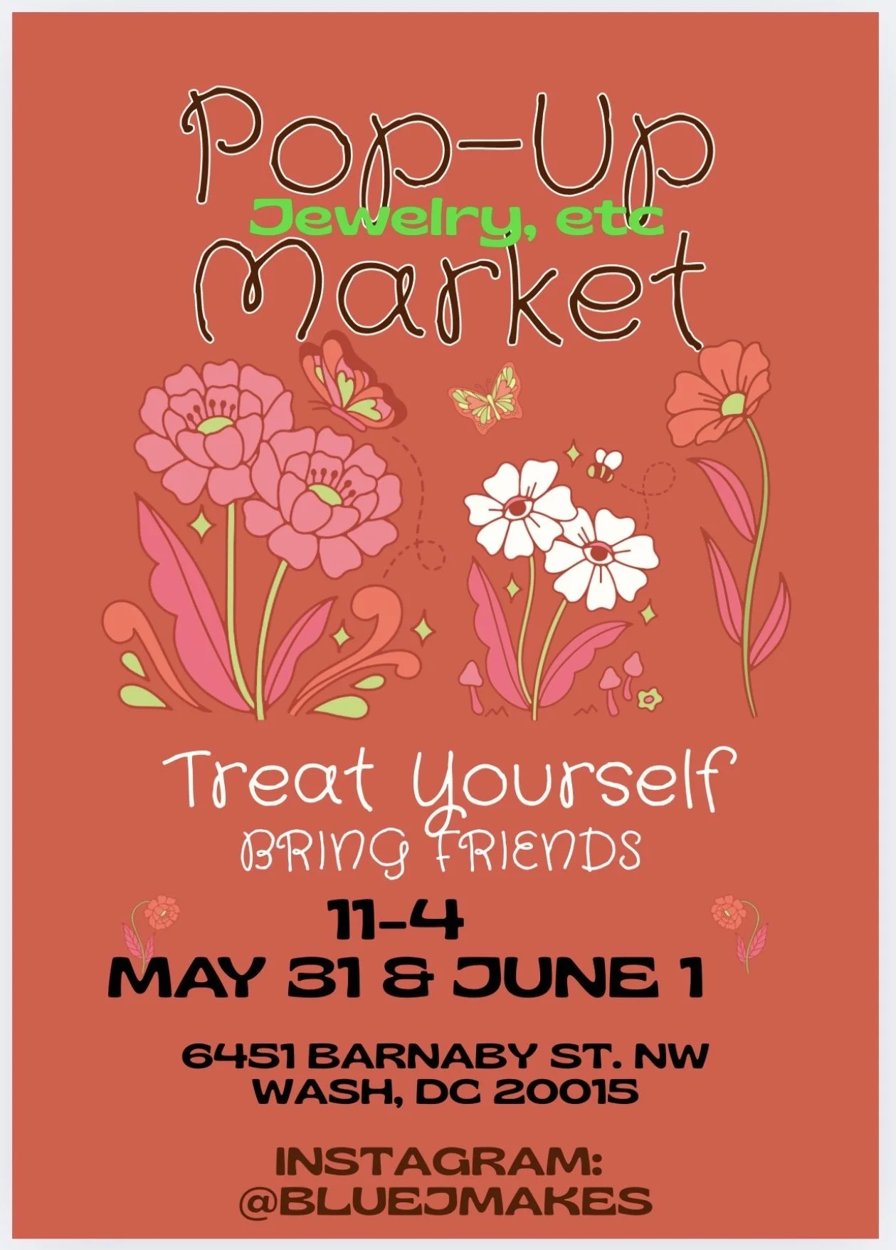 Pop-Up Jewelry etc Market