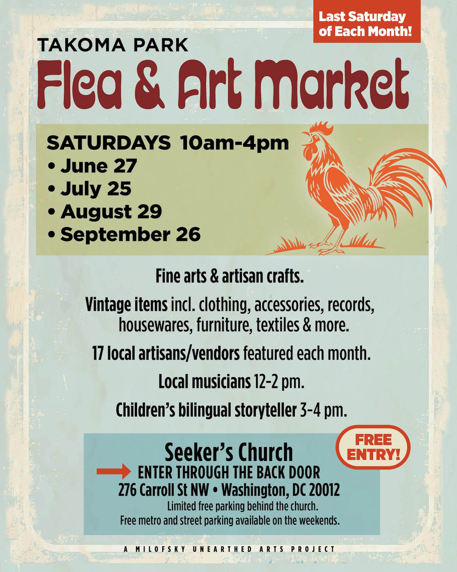 Takoma Park Flea &amp; Market Market