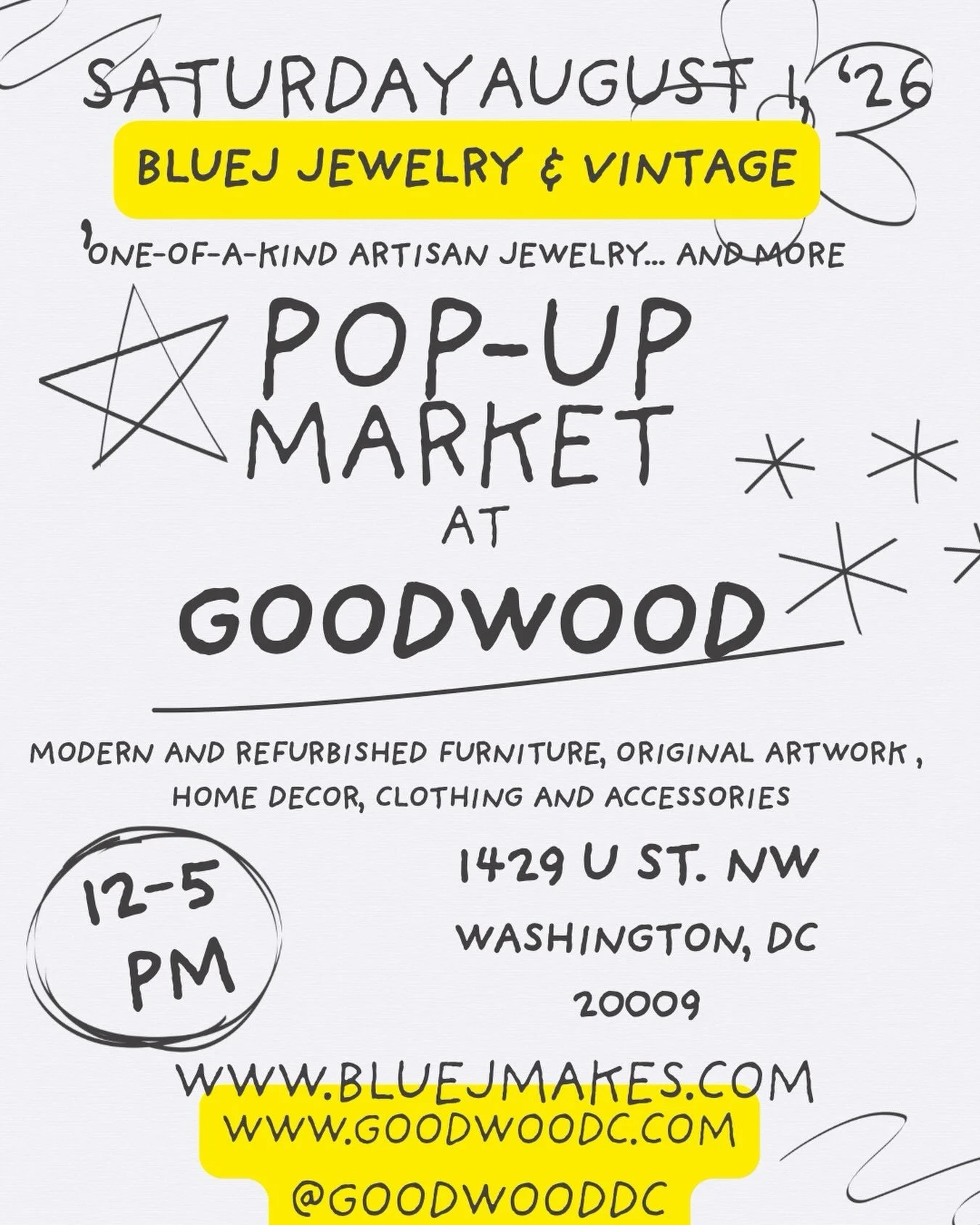 Join Me This Saturday 12-5 at GoodWood! #shoplocal #shopsmall #eclecticstyle #shopdmvlocalbusinesses #vintagestyle