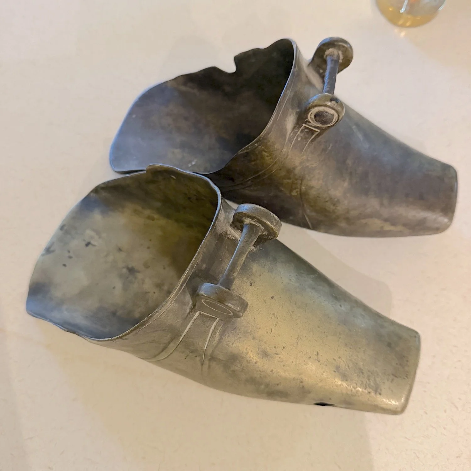 Antique Brass Conquistador Stirrups