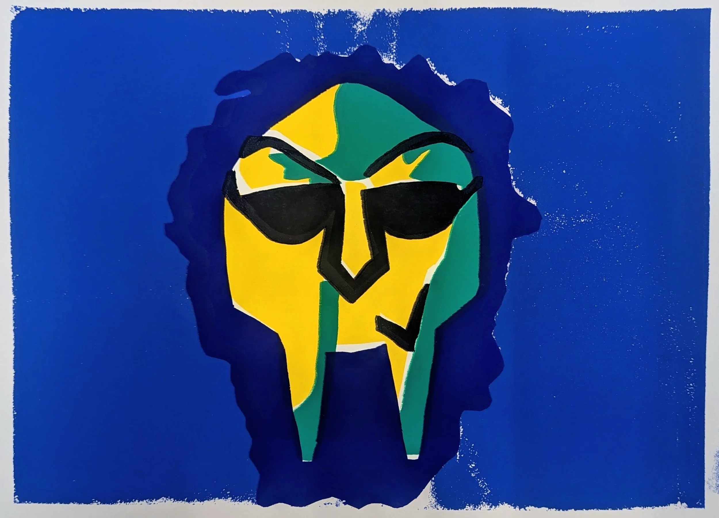 "The Villain Verse", 2024, screen print on paper, 17.75 x 12 in.