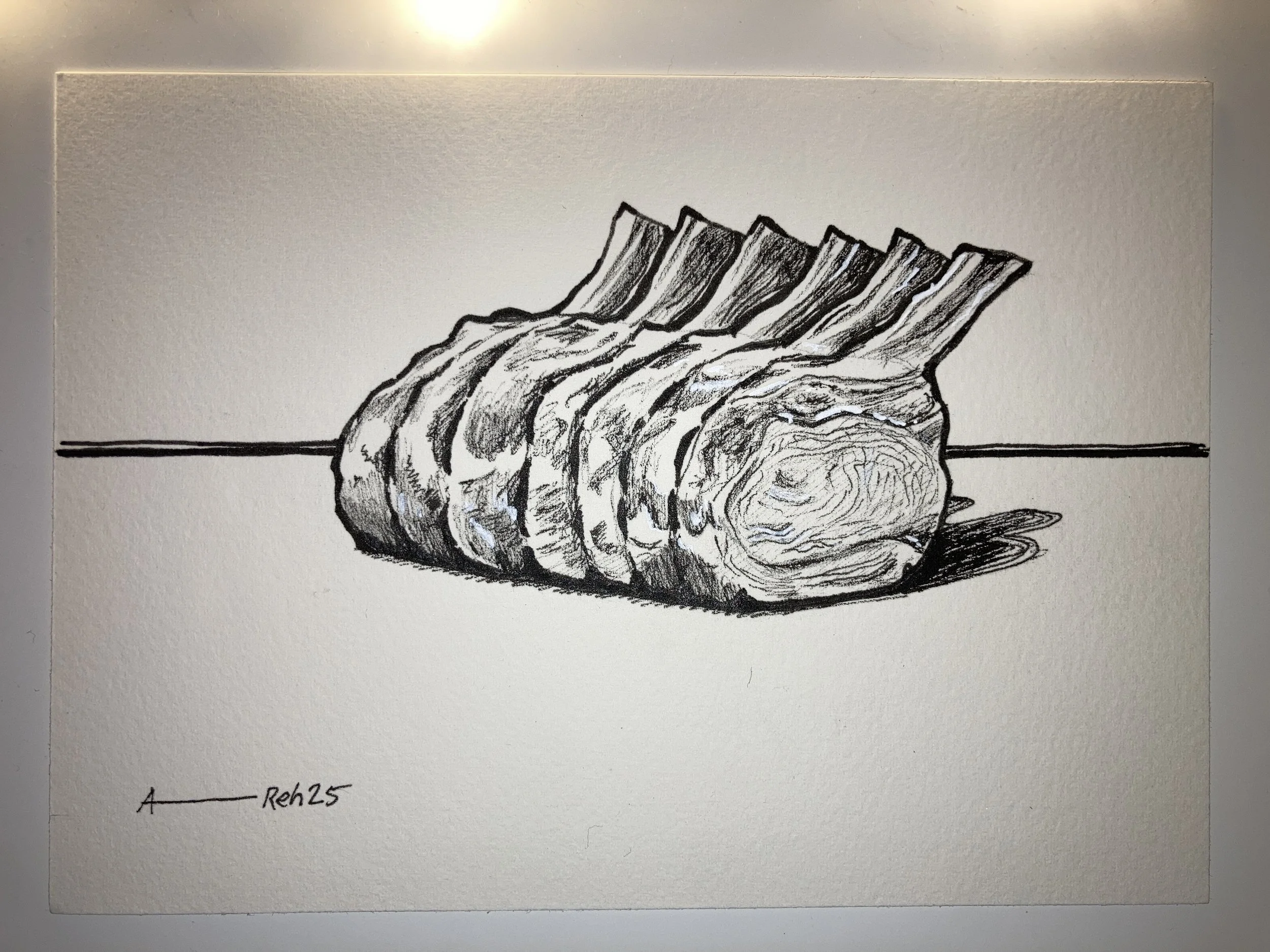Drawing of Rib Roast