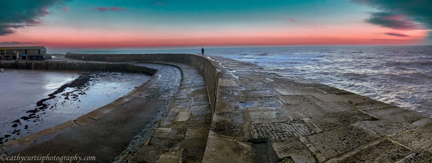 Lyme Regis sunset pink.jpg