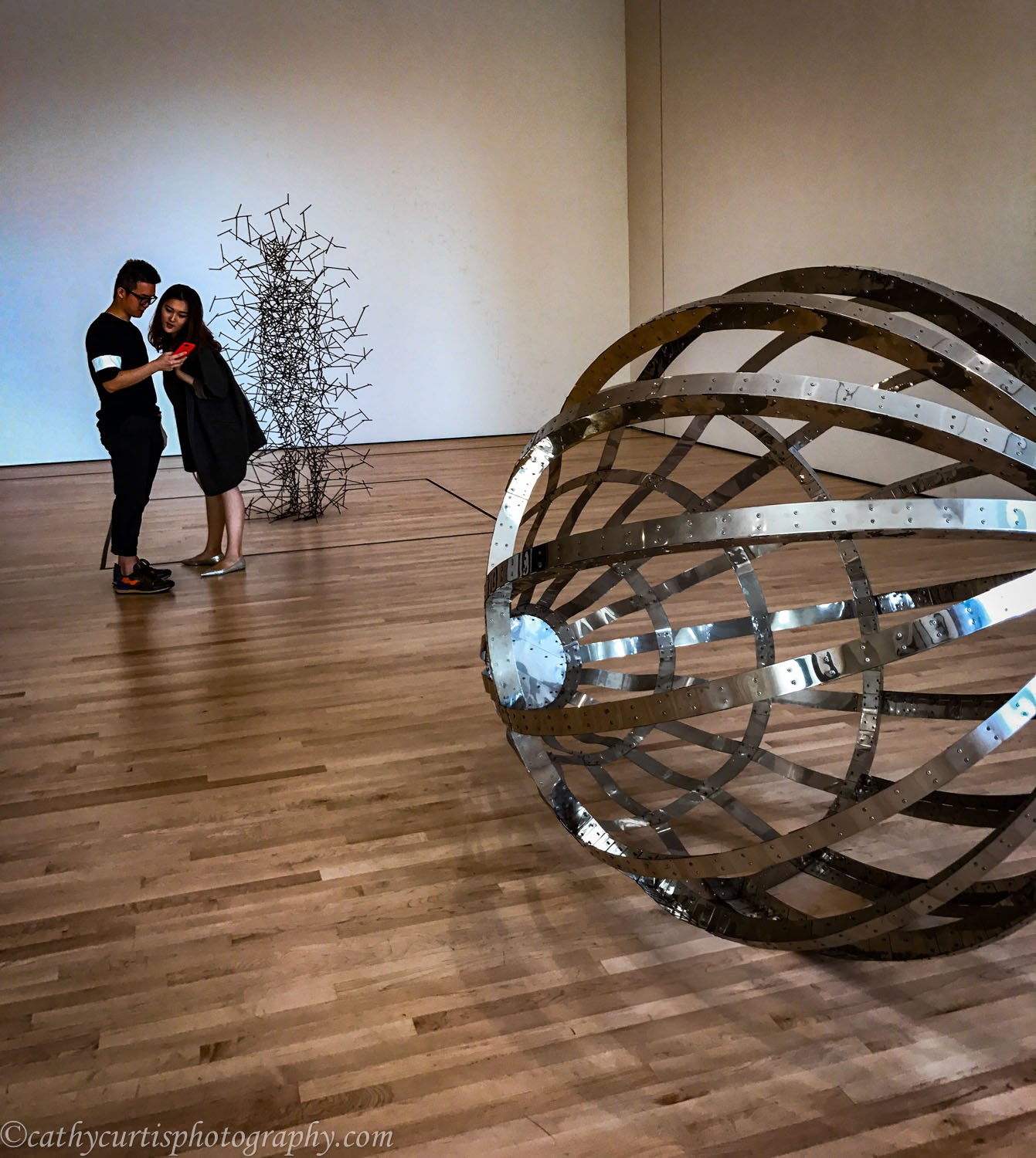 Silver Sculpture museum viewers.jpg