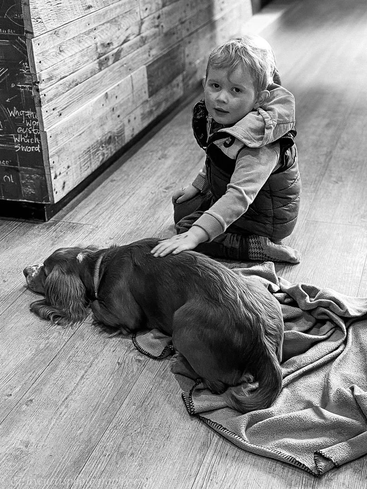 BW little boy and dog Chew.jpg