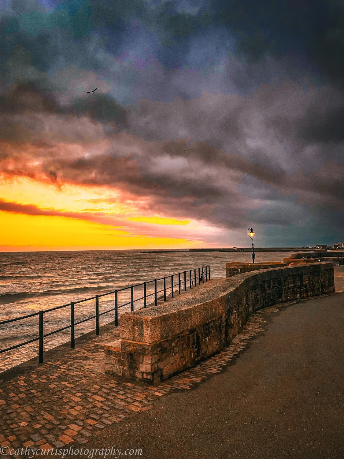 Lyme Regis walkway sunset.jpg