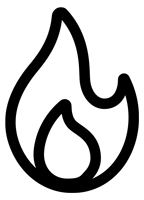 Flame icon